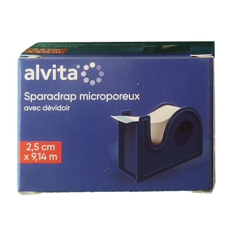 SPARADRAP MICROPOREUX 2.5CM X 9.14M ALVITA SPARADRAP MICROPOREUX 2.5CM X 9.14M ALVITA