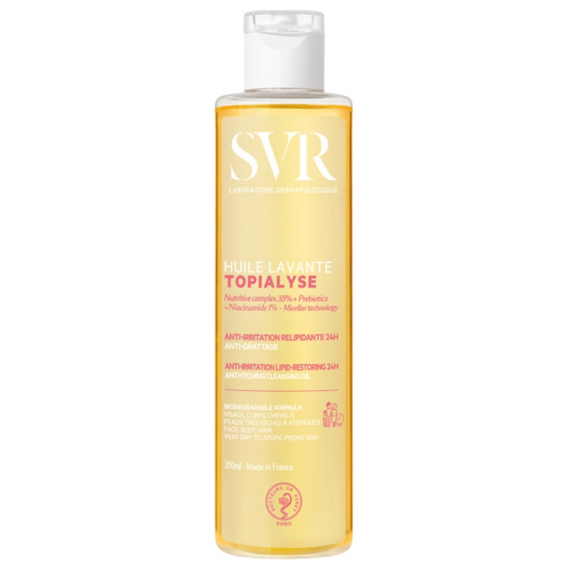 TOPIALYSE HUILE LAVANTE 200ML SVR