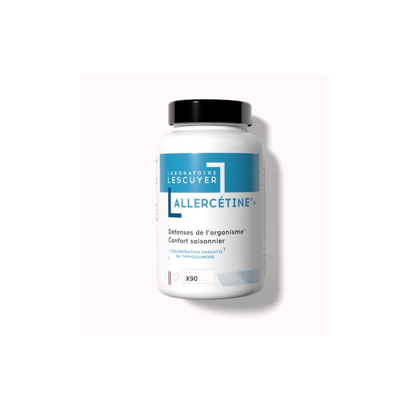 ALLERCÉTINE+ 90 capsules LESCUYER