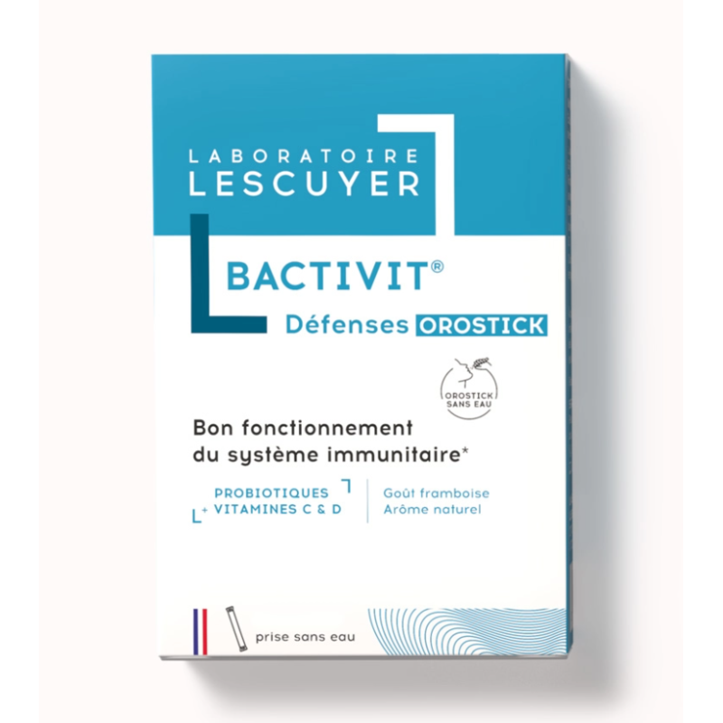 BACTIVIT Défenses 15 orosticks LESCUYER