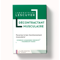 DÉCONTRACTANT MUSCULAIRE 30 comprimés LESCUYER