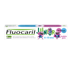 GEL BUBBLE JUNIOR 6-12ANS 75ML FLUOCARIL