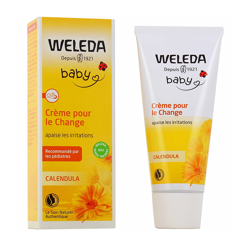 CALENDULA BEBE CREME POUR LE CHANGE 75ML WELEDA