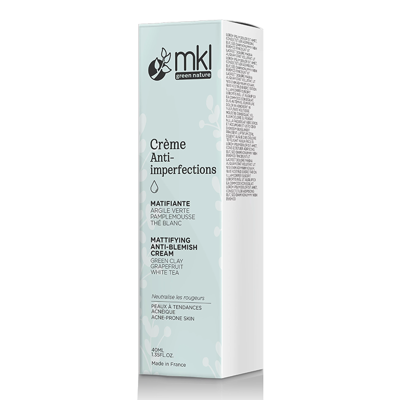 CRÈME ANTI IMPERFECTIONS MATIFIANTE 40ML MKL