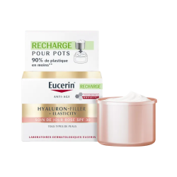 RECHARGE HYALURON FILLER + ELASTICITY SOIN DE JOUR ROSE SPF 30 50ML EUCERIN