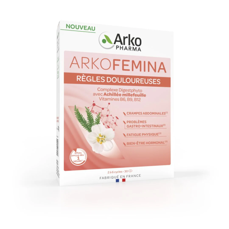 ARKOFEMINA REGLES DOULOUREUSES 30 GELULES ARKOPHARMA