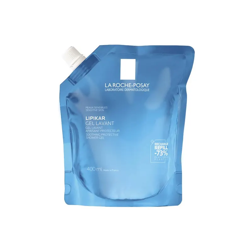 LIPIKAR GEL LAVANT APAISANT PROTECTEUR RECHARGE 400ML  LA ROCHE POSAY