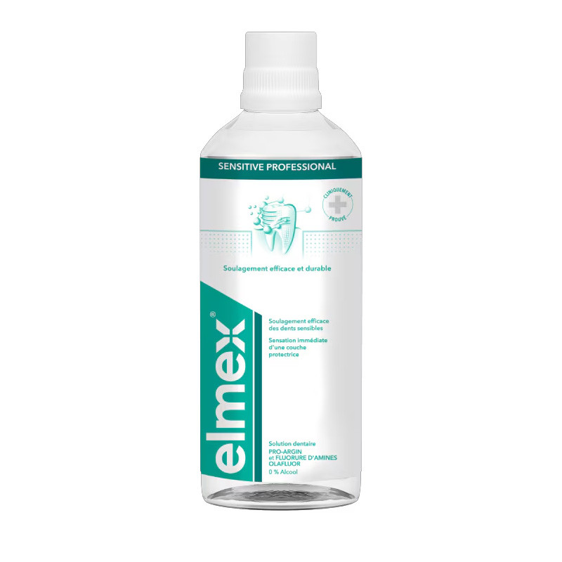 BAIN DE BOUCHE SENSITIVE PROFESSIONAL 400ML ELMEX