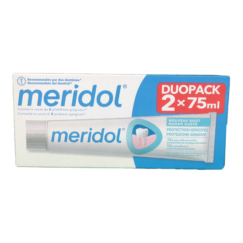 DENTIFRICE PROTECTION GENCIVES DUO 2 X75ML MERIDOL