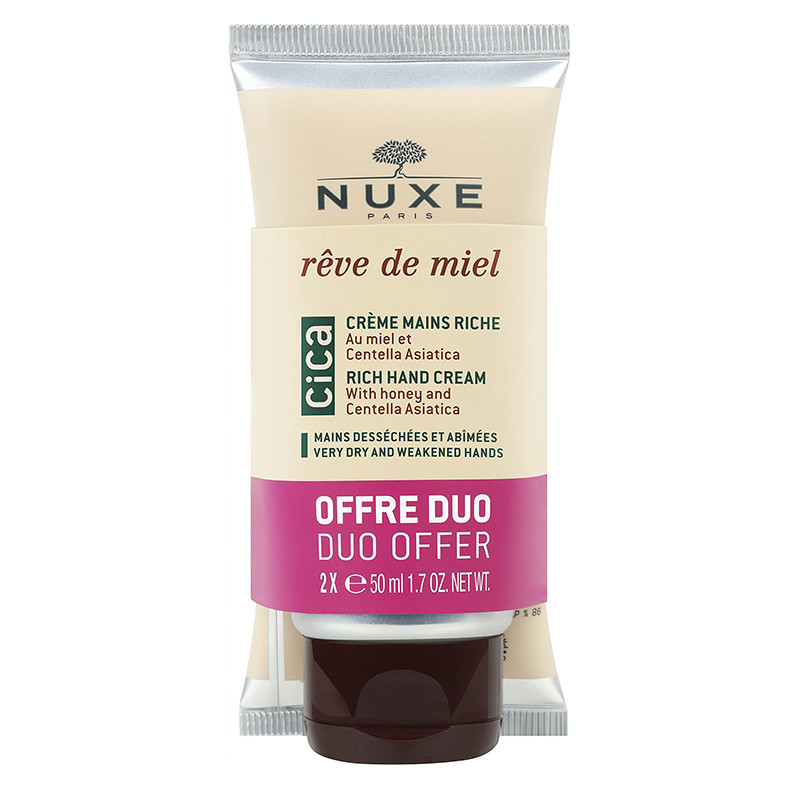 RÊVE DE MIEL CREME RICHE MAINS LOT 2X50ML NUXE