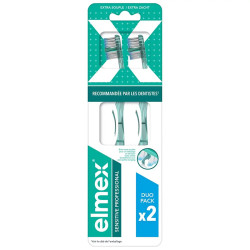 SENSITIVE PROFESSIONAL DUO BROSSES A DENTS EXTRA SOUPLE ELMEX