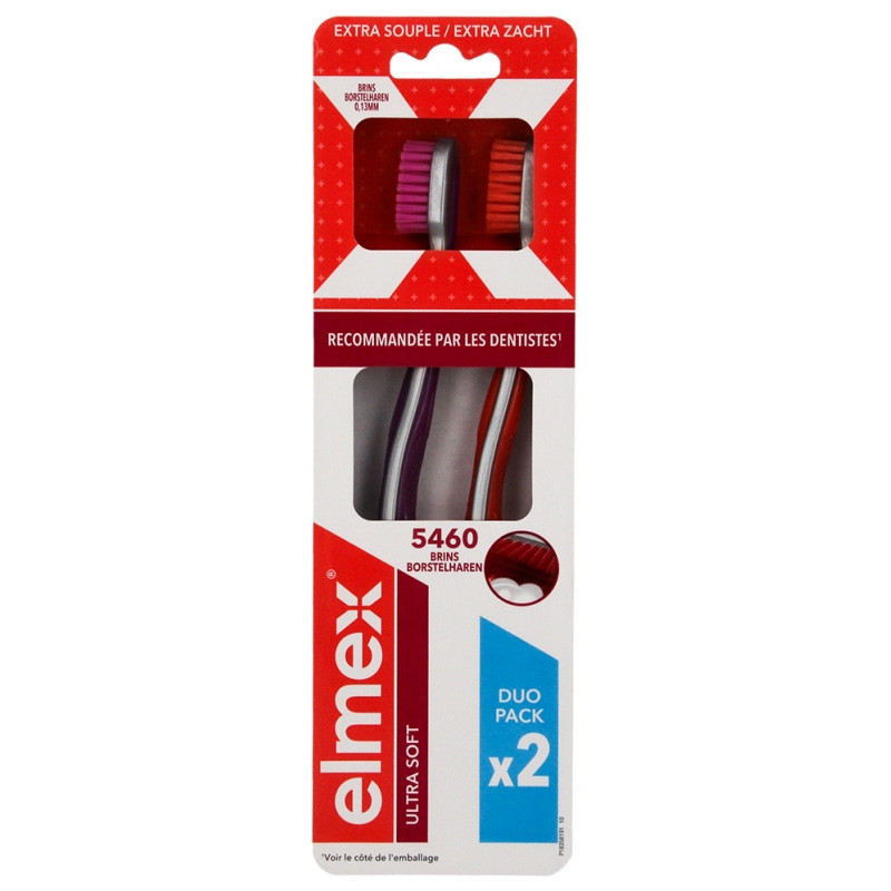 DUO ULTRA SOFT BROSSES A DENTS EXTRA SOUPLE ELMEX