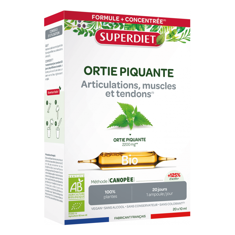 ORTIE PIQUANTE BIO 20 AMPOULES SUPERDIET