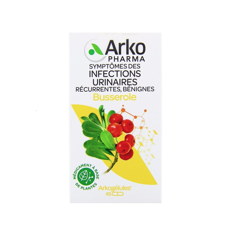 ARKOGELULES BUSSEROLE 350 MG  45 GELULES ARKOPHARMA