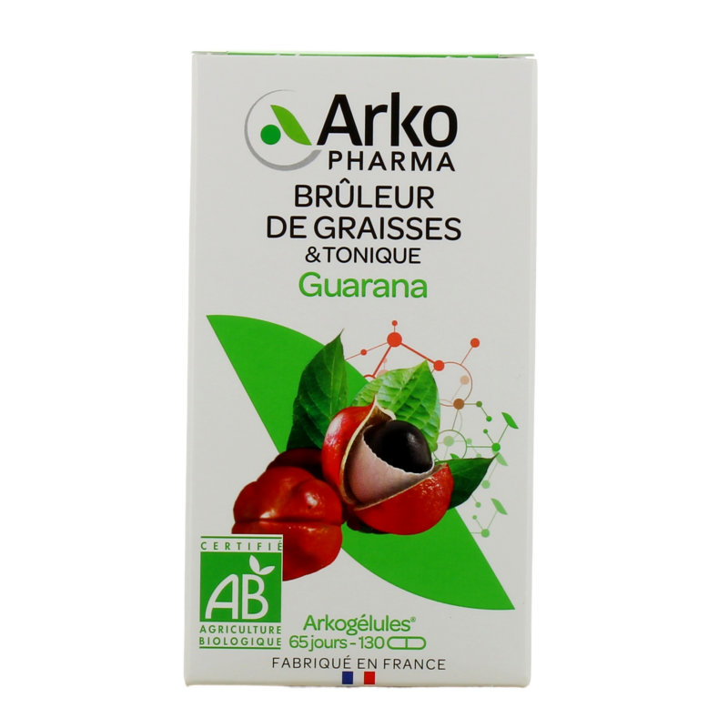 ARKOGELULES GUARANA BIO 130 GELULES ARKOPHARMA