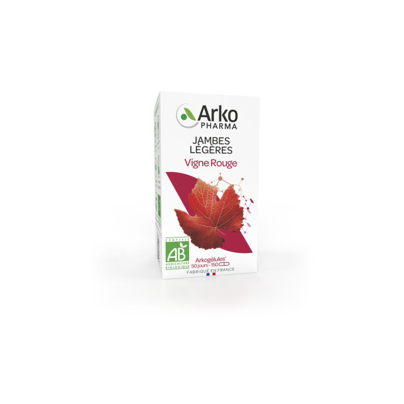 ARKOGÉLULES® BIO VIGNE ROUGE X150 ARKOPHARMA