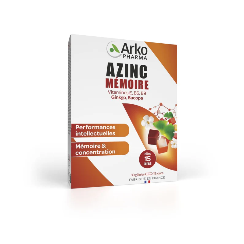 AZINC MEMOIRE 30 GELULES ARKOPHARMA