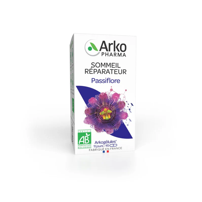 ARKOGELULES PASSIFLORE BIO 45 GELULES ARKOPHARMA