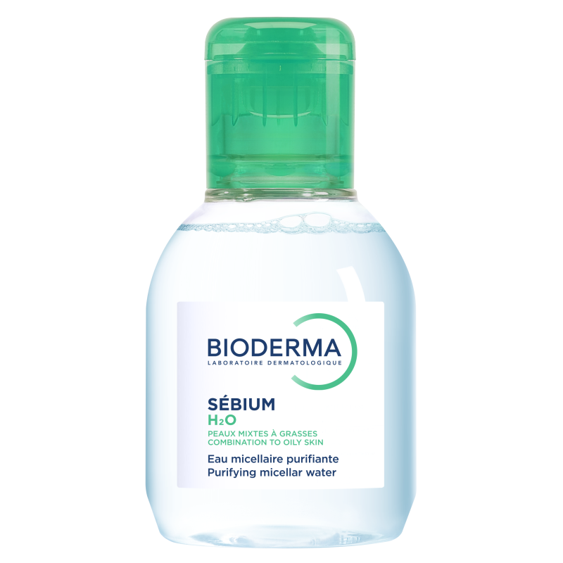 SEBIUM H2O EAU MICELLAIRE NETTOYANTE PURIFIANTE 100ML BIODERMA