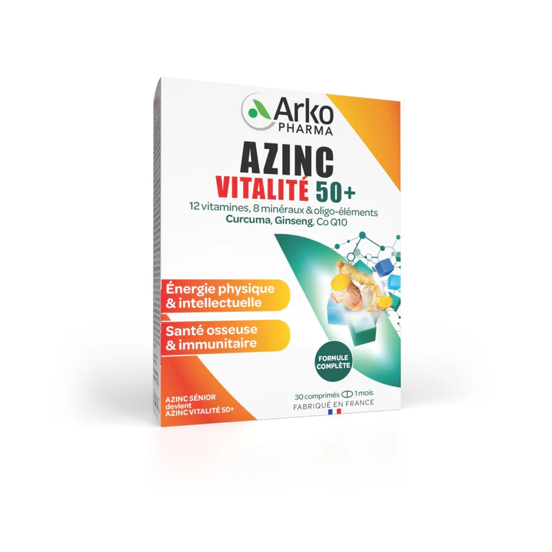 AZINC VITALITE 50+ 30 COMPRIMES ARKOPHARMA