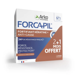 FORCAPIL  Cheveux & Ongles PROGRAMME DE 3 MOIS ARKOPHARMA