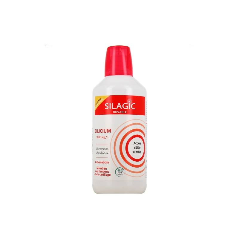 SILICIUM D'ORIGINE ORGANIQUE 3000mg/l 1 litre SILAGIC