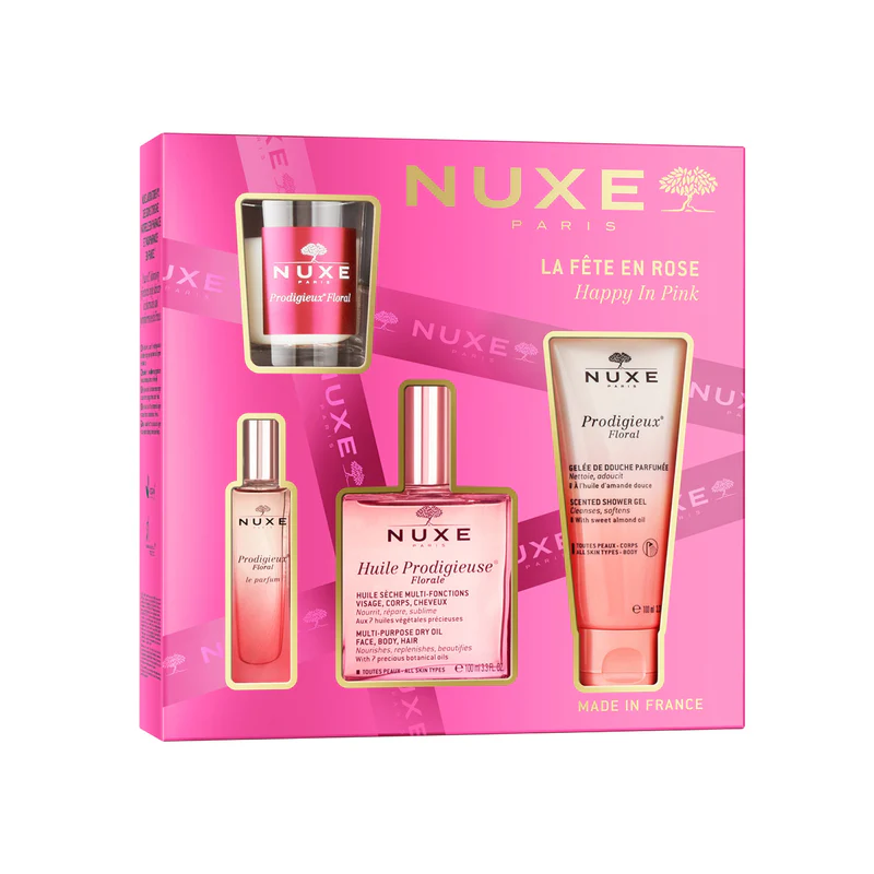 COFFRET NOËL LA FÊTE EN ROSE NUXE