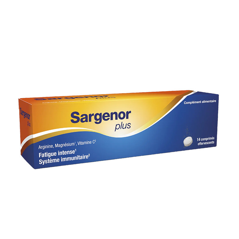 SARGENOR FATIGUE INTENSE SYSYTEME IMMUNITAIRE 14 COMPRIMES EFFERVESCENTS MEDA PHARMA