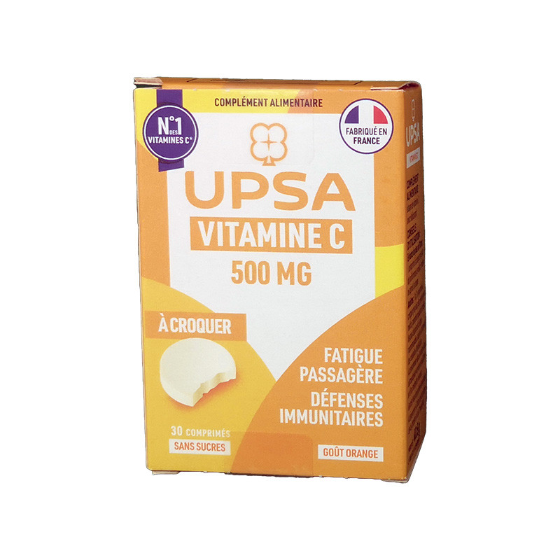 VITAMINE C 500MG 30 COMPRIMÉS à CROQUER UPSA