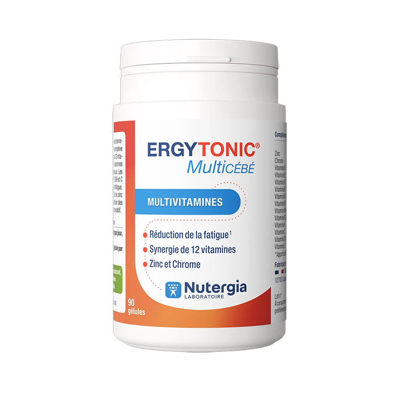 ERGYTONIC MULTIVITAMINES 90 GELULES NUTERGIA