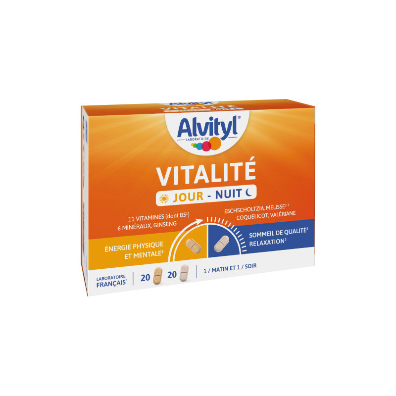 ALVITYL VITALITÉ JOUR/NUIT 40 COMPRIMES URGO