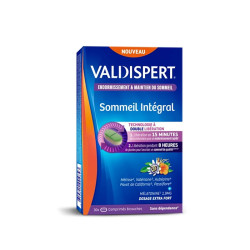 VALDISPERT SOMMEIL INTÉGRAL 30 COMPRIMES BICOUCHES