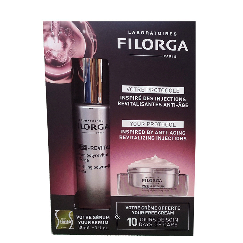 COFFRET NCEF REVITALIZE SERUM POLYREVITALISANT 30ML + CREME 15ML OFFERTE FILORGA