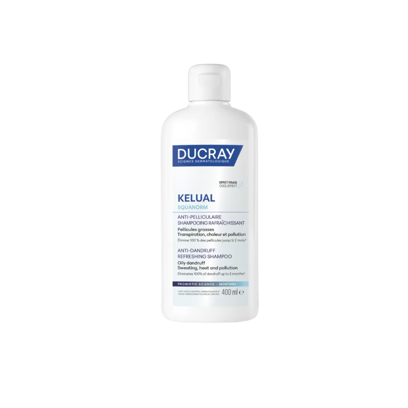 KELUAL SQUANORM ANTI-PELLICULAIRE SHAMPOOING RAFRAÎCHISSANT DUCRAY 400ML DUCRAY