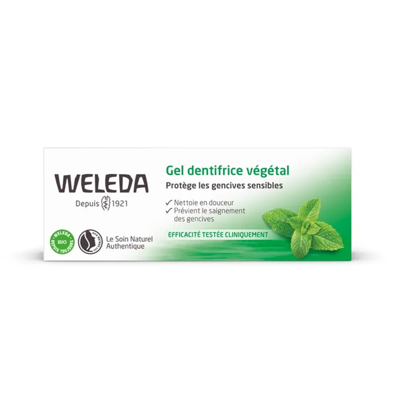 GEL DENTIFRICE VEGETAL MENTHE BIO 75ml WELEDA