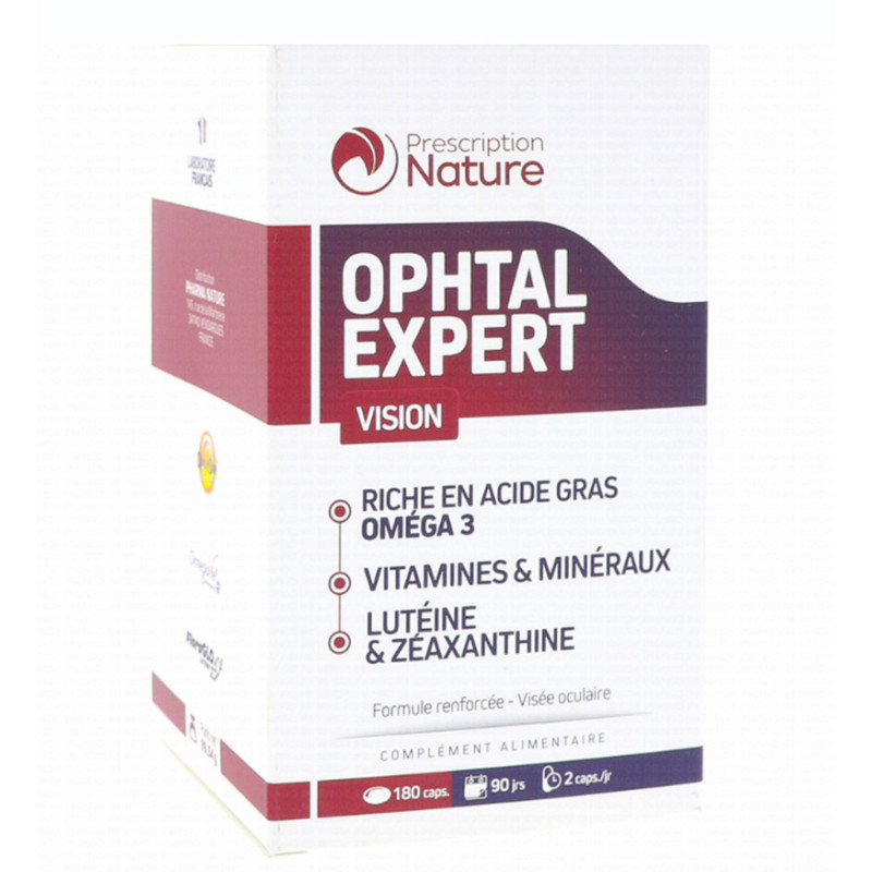 OPHTAL EXPERT VISION 180 CAPSULES PRESCRIPTION NATURE