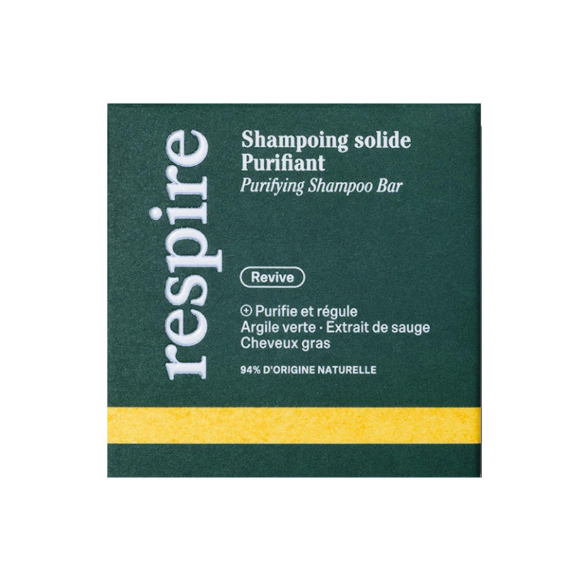 RESPIRE SHAMPOING SOLIDE PURIFIANT 75G