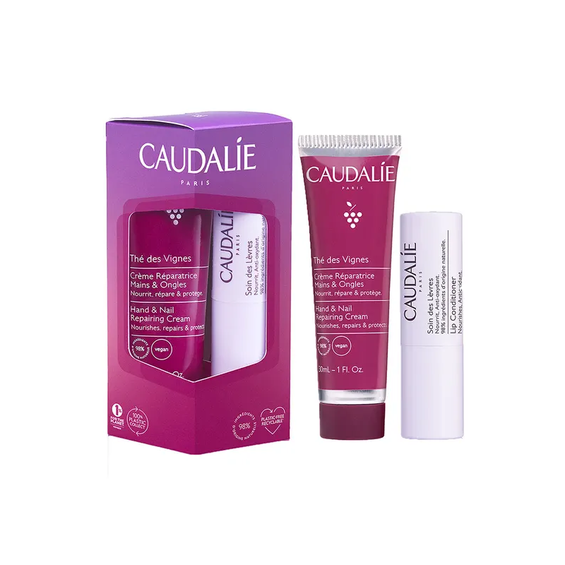 THÉ DES VIGNES DUO CRÈME MAINS & SOIN DES LÈVRES CAUDALIE