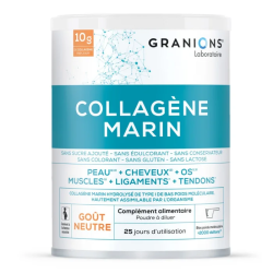 COLLAGÈNE MARIN POUDRE GOÛT NEUTRE 258G GRANIONS