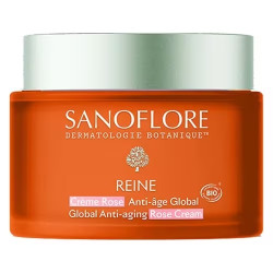 REINE CRÈME ROSE ANTI-ÂGE GLOBAL 50ML SANOFLORE