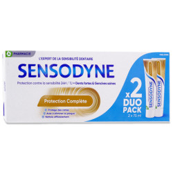 DENTIFRICE PROTECTION COMPLETE LOT DE 2 X 75ML SENSODYNE