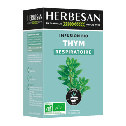 INFUSION THYM BIO X 20 SACHETS HERBESAN