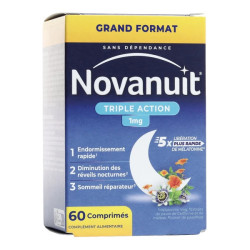 NOVANUIT TRIPLE ACTION 1 MG 60 COMPRIMES SANOFI