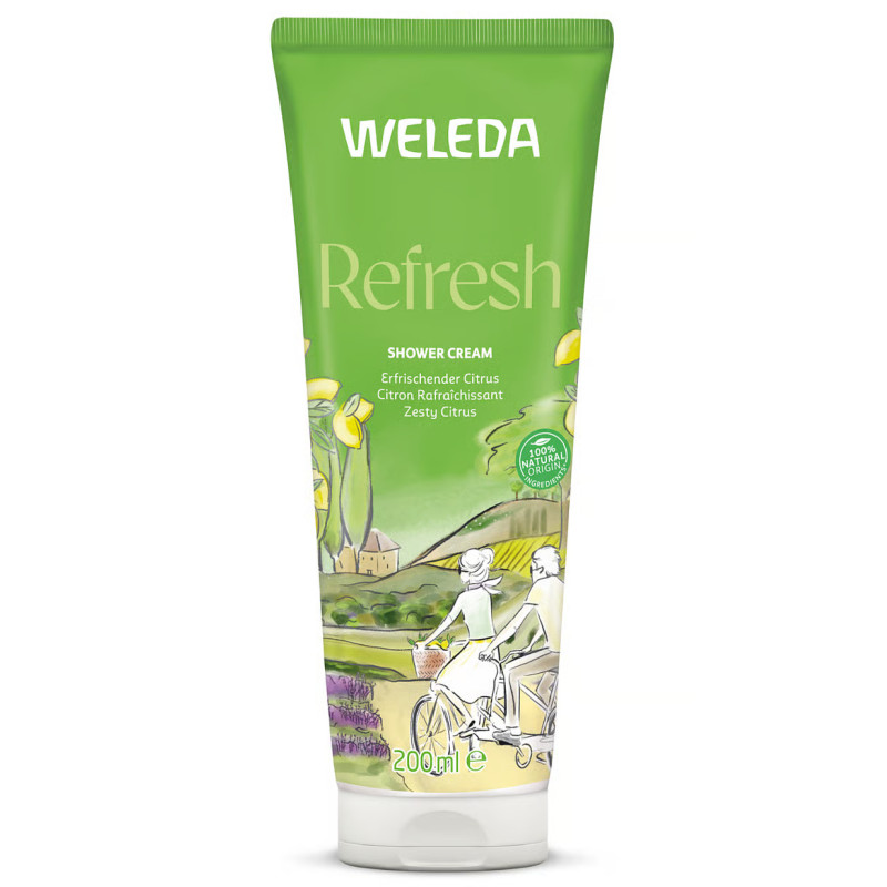 REFRESH CRÈME DE DOUCHE CITRON RAFRAÎCHISSANT 200ML WELEDA