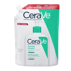 GEL MOUSSANT PEAUX NORMALES À GRASSES ÉCO-RECHARGE 473ML CERA VE