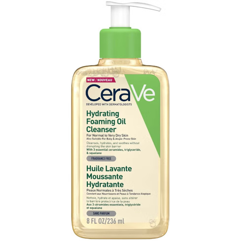 HUILE LAVANTE MOUSSANTE HYDRATANTE 236ML CERAVE