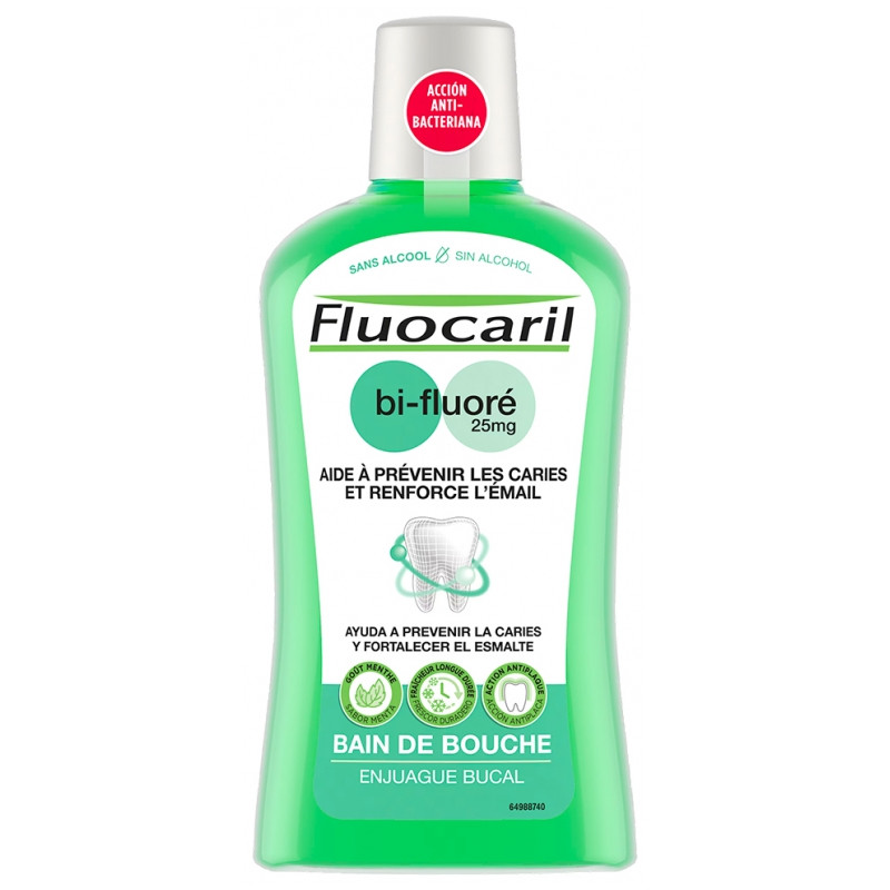 BAIN DE BOUCHE BI-FLUORÉ MENTHE FLUOCARIL
