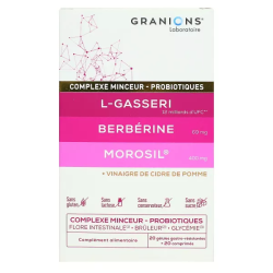 COMPLEXE MINCEUR - PROBIOTIQUES 20 GÉLULES + 20 COMPRIMÉS GRANIONS