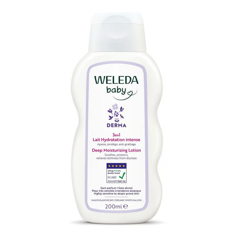 WELEDA BABY DERMA 3 EN 1 LAIT IDRATATION INTENSE 200ML WELEDA