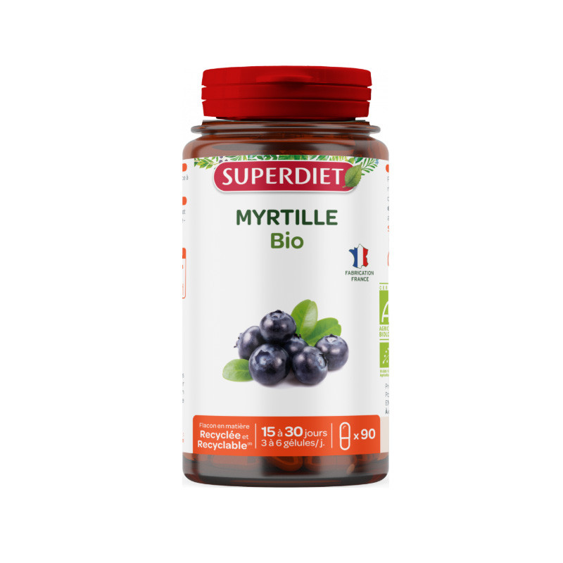 MYRTILLE BIO 90 GELULES SUPER DIET